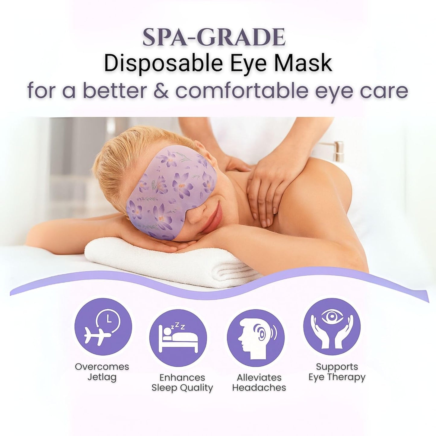 Arvynn Steam Eye Mask – lavender infused layers