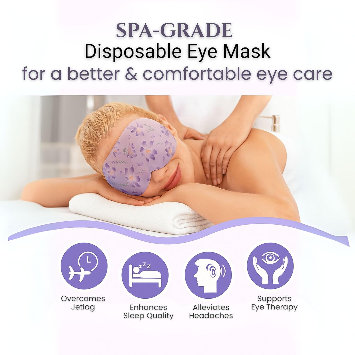 Arvynn Steam Eye Mask – lavender infused layers
